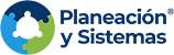 logo de Planeación y Sistemas para la Empresa en version monocromática